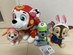 パウパトロール ぬいぐるみ マーシャル ロッキー スカイ チェイス