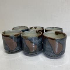 河井武一　湯呑み　6個セット 河井武一 湯呑み 6個セット - メルカリ