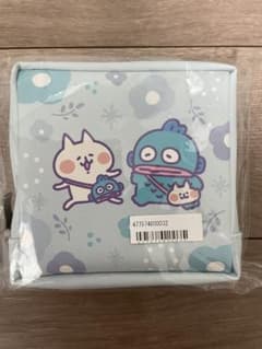 カナヘイ×サンリオキャラクターズ スクエアポーチ ハンギョドン×ねーねーねこ