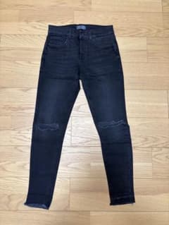 ZARA ザラ ダメージデニム ブラック 黒 EUR38のサムネイル