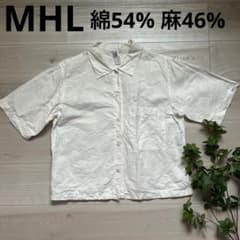 MHL. マーガレットハウエル 半袖シャツ L コットン リネン - メルカリ