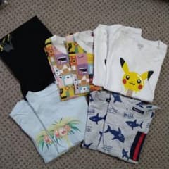 ポケモン他Tシャツ110 ９枚セットのサムネイル