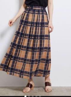 ROPE' PICNIC チェックロングスカートのサムネイル
