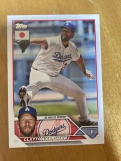 Topps2023 MLB JAPAN EDITION カーショウのサムネイル