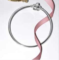 Pandora フラワーモチーフ バングル ブレスレット 19cm ノベルティ m20405650996_1.jpg?1777807219