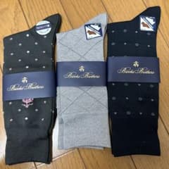 Brooks Brothers メンズソックス 3足セット 新品のサムネイル
