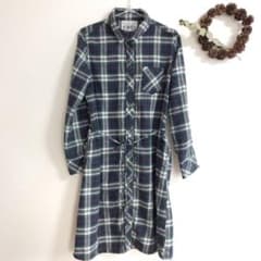 チェック シャツワンピースのサムネイル