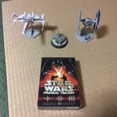 スターウォーズ プレクエルトリロジー DVDセットとプラモデル完成品　他 スターウォーズ プレクエルトリロジー DVDセットとプラモデル完成品 他