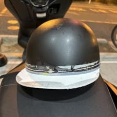 コルク半 ヘルメット バイク 値下げ交渉有り マットブラック  即購入可⭕️のサムネイル