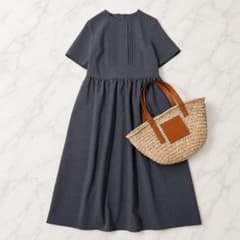 美品＊マッキントッシュフィロソフィー ピンタック 半袖ギャザー