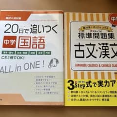 20日で追いつく中学国語と標準問題集　古文漢文の２冊セットのサムネイル
