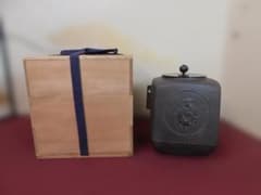 ☆美品 茶道具 在銘 牛童子地紋 四方釜 送料込み - メルカリ