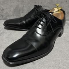未使用級 リーガル ビジネスシューズ 725R ブラック キャップトゥ 2091