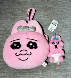 おぱんちゅうさぎ フェイスショルダー(韓国) むにゃすやマスコット ２種セット
