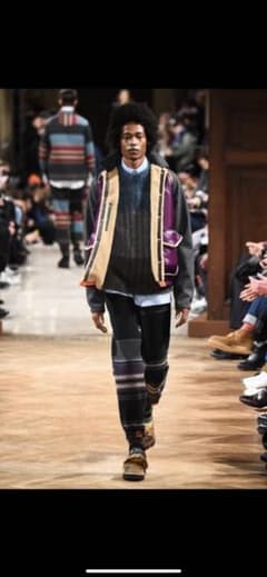 kolor17aw ハイブリッドブルゾン　パープルのサムネイル