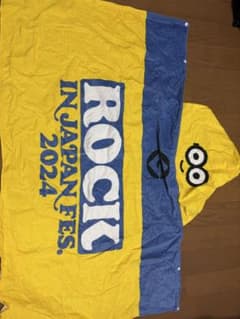 ROCK IN JAPAN FES 2024 미니온 후드 첨부 타월