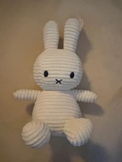 Miffy コーデュロイ ぬいぐるみ 23cm ホワイトのサムネイル