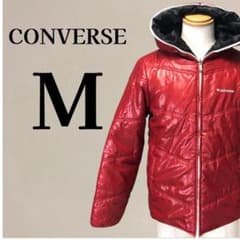 リバーシブル☆メンズM】CONVERSE コンバース フード付 中綿ジャケット 