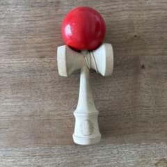 木製 けん玉 レッド 赤のサムネイル