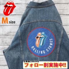 激レア】バンド ローリングストーンズ デニムジャケット ビッグサイズ 