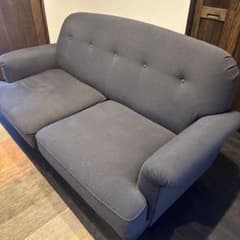 IKEAソファ ESSEBODA 青 - メルカリ