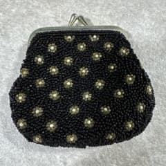 ビーズ刺繍 黒 コインケースのサムネイル