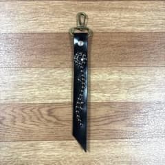 スタッズキーホルダー　本革　黒　ハンドメイド　アメカジ HTC 風　　⭐︎値下げ⭐︎