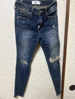AZUL by MOUSSY ダメージスキニーデニムのサムネイル