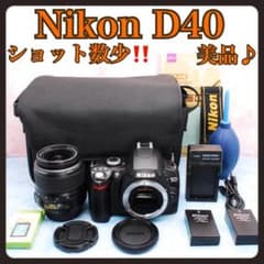 Nikon D40✨S数少＆美品✨バッグ付✨バッテリー2個✨一眼レフカメラ Nikon D40✨S数少＆美品✨バッグ付✨バッテリー2個✨一眼レフカメラ
