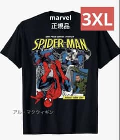 3XL 정규 스파이더 맨 브랜드 뉴 데이 아메코미 일러스트 T 셔츠