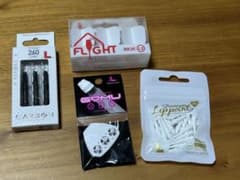 L-style フライト、カーボンシャフト、プレミアムリップポイント、GOMUのサムネイル