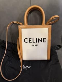 CELINE ミニバーティカル カバ ナチュラルタン 2WAYのサムネイル