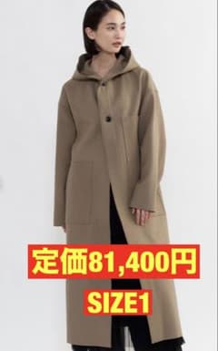 【いくみさま専用】HYKE メルトンフーデッドコート　HOODED WORK いくみさま専用】HYKE メルトンフーデッドコート HOODED WORK