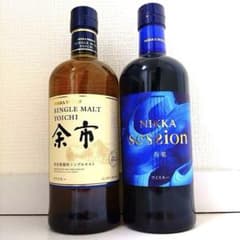 ポイントシール付き！余市•セッション2本セット - メルカリ