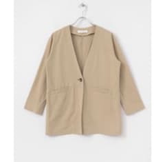 レディスジャケット　製品洗いVネックシャツジャケット)／アーバンリサーチのサムネイル