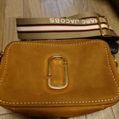MARC JACOBS ショルダーバッグ スエード調 ブラウン