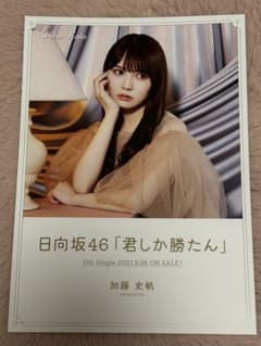 最終価格】日向坂 加藤史帆 君しか勝たん フライヤー - メルカリ