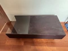 モダンな木製ガラスセンターテーブルのサムネイル