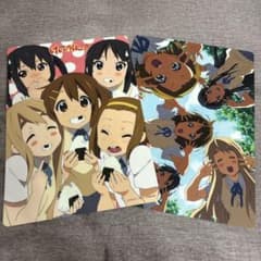 けいおん!! 下敷き 2枚セットのサムネイル