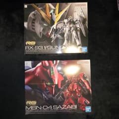 RG νガンダム & サザビー　逆襲のシャアセット　[新品未組立品]のサムネイル
