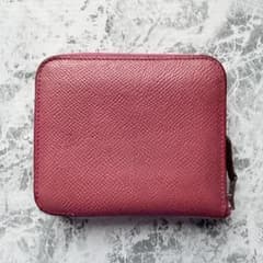 エルメス アザップコンパクトシルクイン ピンク ヴォーエプソン 刻印A