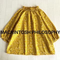 極美品MACKINTOSHPHILOSOPHYリバティプリントブラウスリネン混 - メルカリ