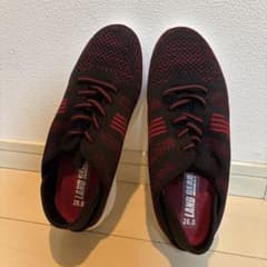 LAND GEAR スニーカー 26.0cm 黒/赤のサムネイル