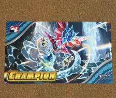 カメックス&ポッチャマ 海外 champion プレイマット ポケモンカード 海外限定 カメックス＆ポッチャマ プレイマット