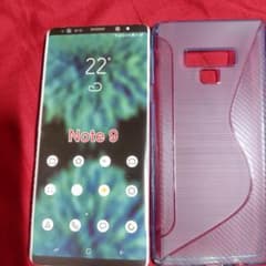 Samsung Galaxy Note 9 専用ソフトケース(薄いブルー)のサムネイル