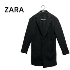 最終値下げ！！　ZARA ザラ チェスターコート　黒のサムネイル