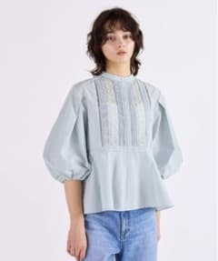 新品・未使用】MARILYNMOON ピンタックレースフレアブラウス - メルカリ