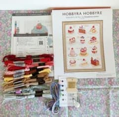 ホビーラホビーレクロスステッチ〈Strawberry sweet〉完成品 ホビーラホビーレクロスステッチ strawberry sweets - メルカリ