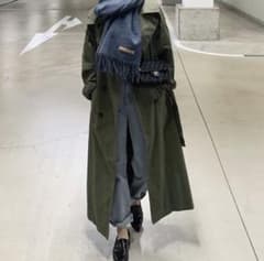 【hiSAyo様専用】ok.soon トレンチコートmoss greenのサムネイル