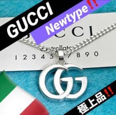 極上品‼️GUCCI Newtypeインターロッキングネックレス‼️ - メルカリ